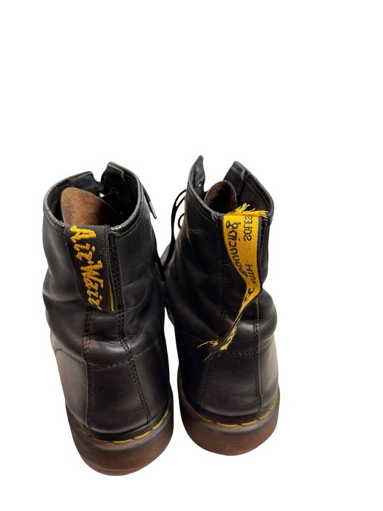 Dr. Martens Black Leather Lace-Up Men\'s Combat Boots 12 England main image 8